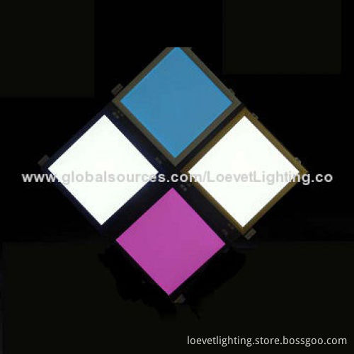Hot-selling RGB Dimmable LED Panel Lights, CE/RoHS/FCC Mark and 3-year Warranty